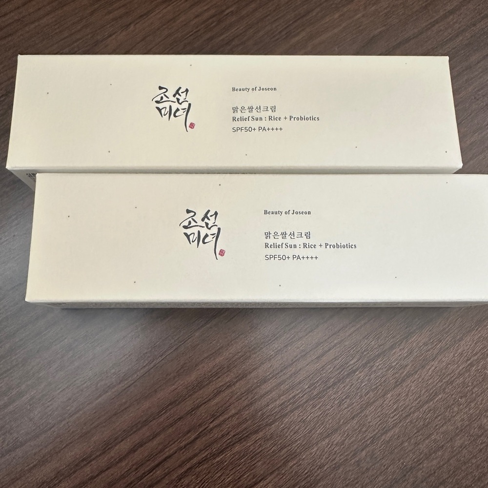 Beauty of Joseon Relief Sun SPF50+
2 pieces for $30